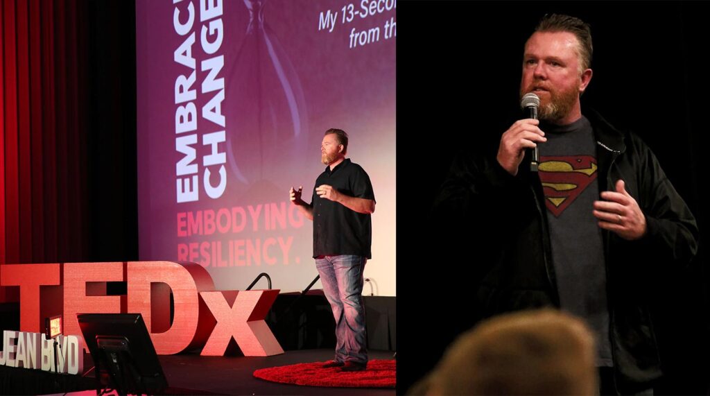 Todd Blyleven speaking at TEDx event