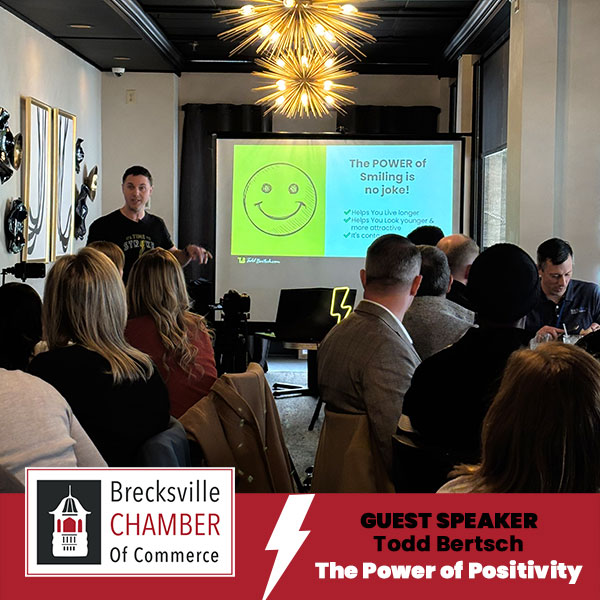 Todd Bertsch Keynote Speaker for Brecksville Chamber of Commerce