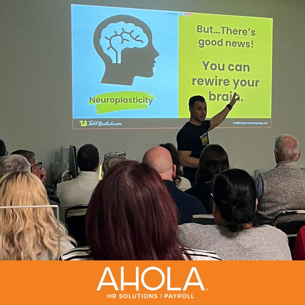 Todd Bertsch keynote speaker for Ahola corporate training program