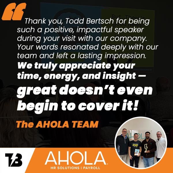 Ahola team testimonial