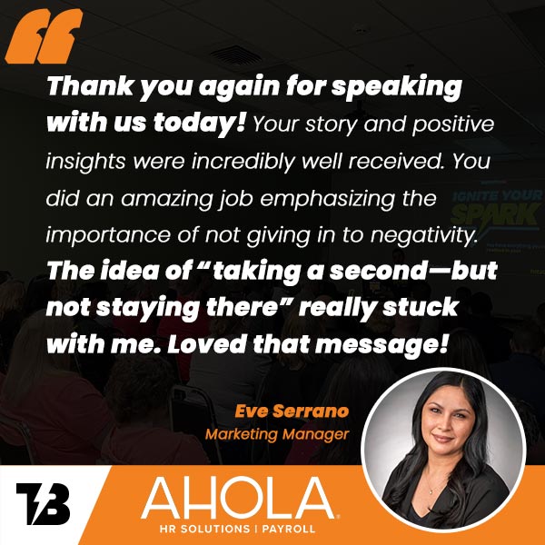 Ahola testimonial - Eve Serrano