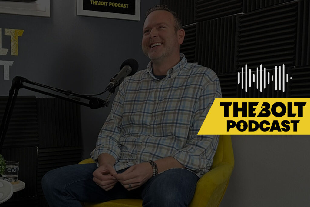 Scott Hubble in The BOLT Podcast Studio