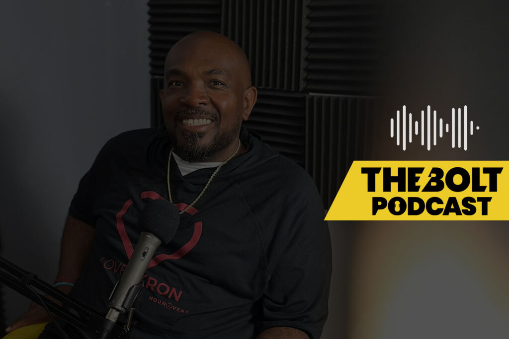 Kemp Boyd in the BOLT podcast studio