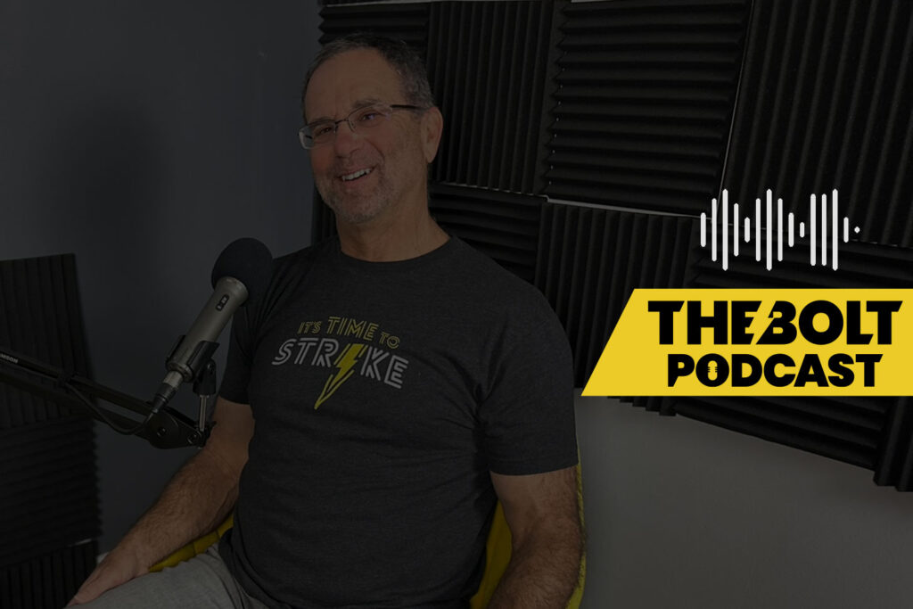 Harvey Nelson in the BOLT podcast studio