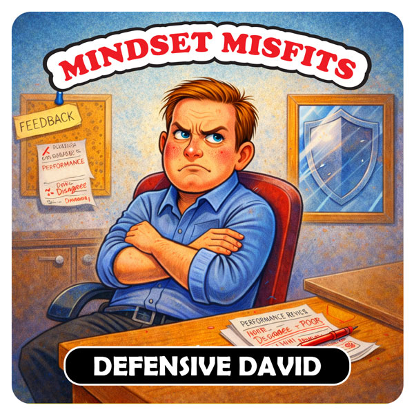 Mindset Misfits - Defensive David - Card Back