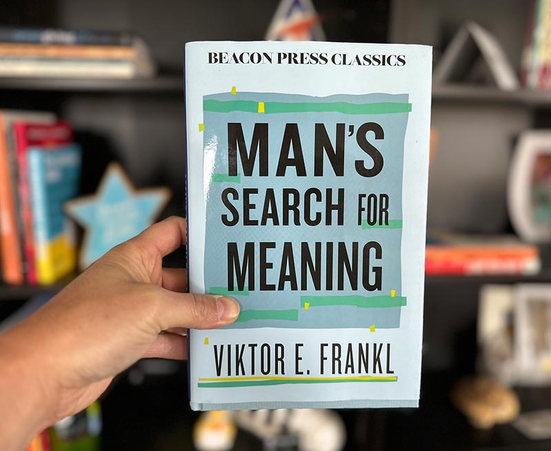 Book cover: Man's Search for Meaning by Viktor E. Frankl