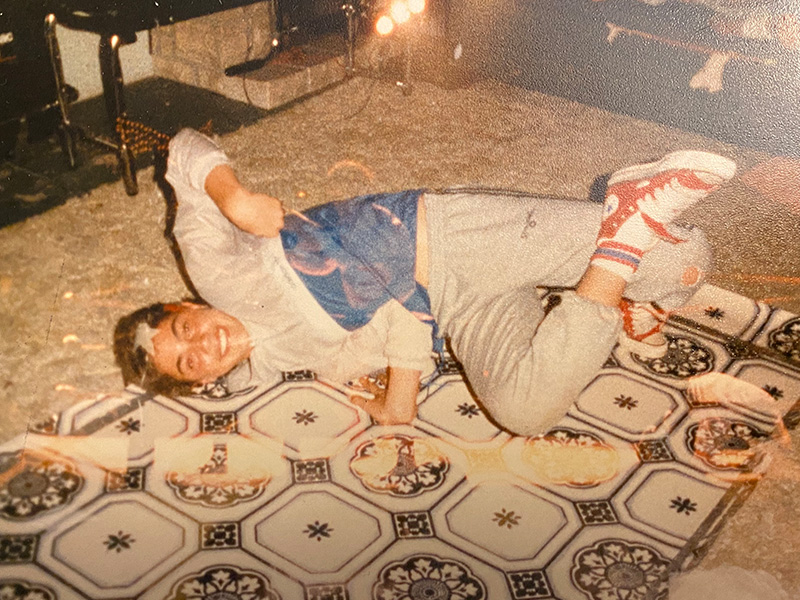 Todd Bertsch breakdancing