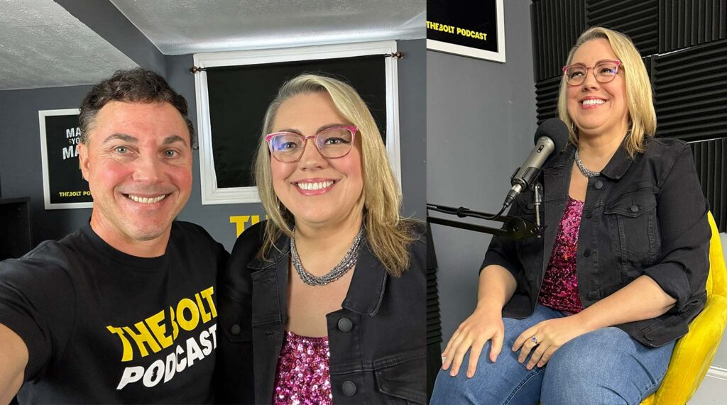 Todd Bertsch & Jamie Smith in the BOLT podcast studio