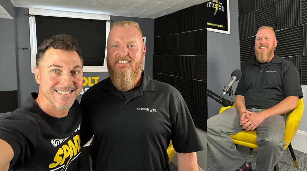 Todd Bertsch & Dave Walter in the BOLT podcast studio